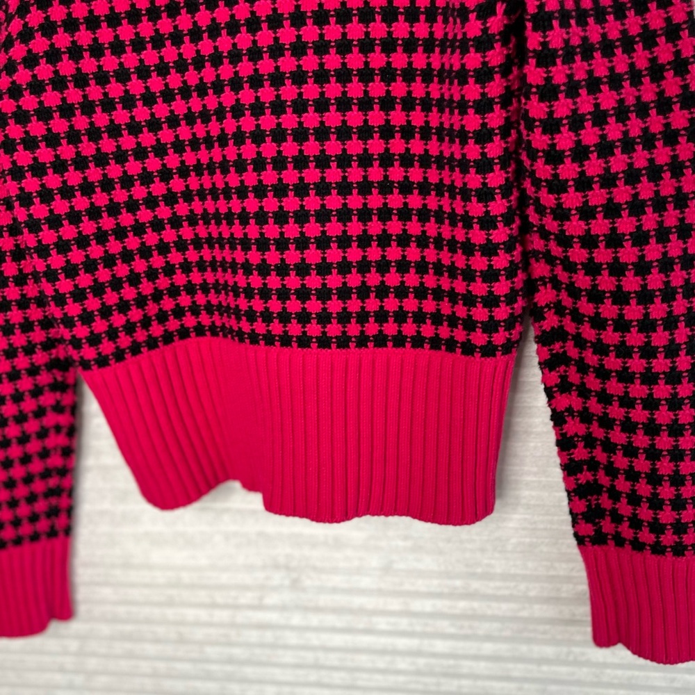 Vintage 90’s Liz Claiborne Chunky Cable Knit Turtleneck Sweater Size S - Picture 10 of 13